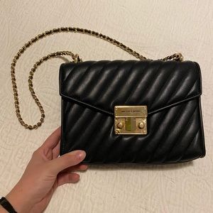 Micheal Kors Rose Medium Quilted Shoulder Bag